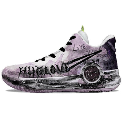 [Custom World-weary person]  KD Trey 5 IX Vintage Basketball Shoes Unisex Mid-top Purple