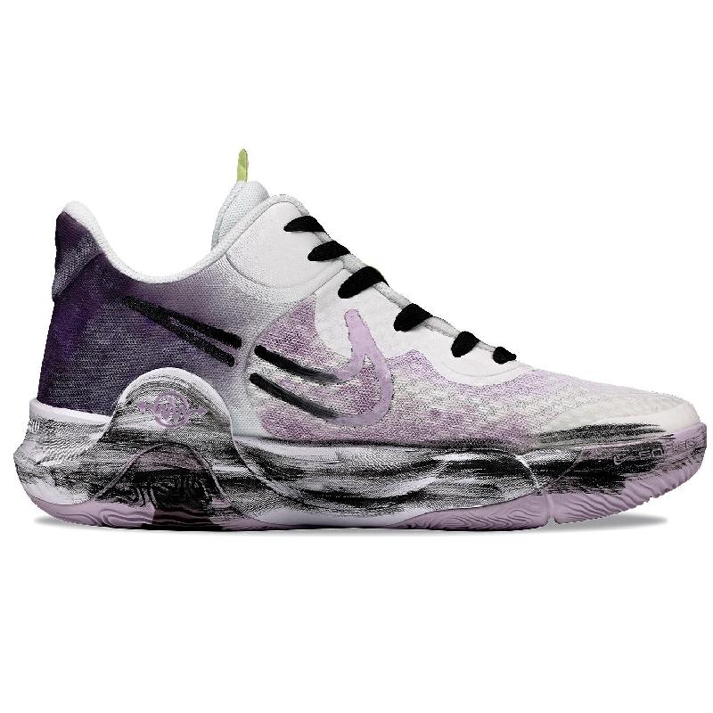 [Custom World-weary person]  KD Trey 5 IX Vintage Basketball Shoes Unisex Mid-top Purple