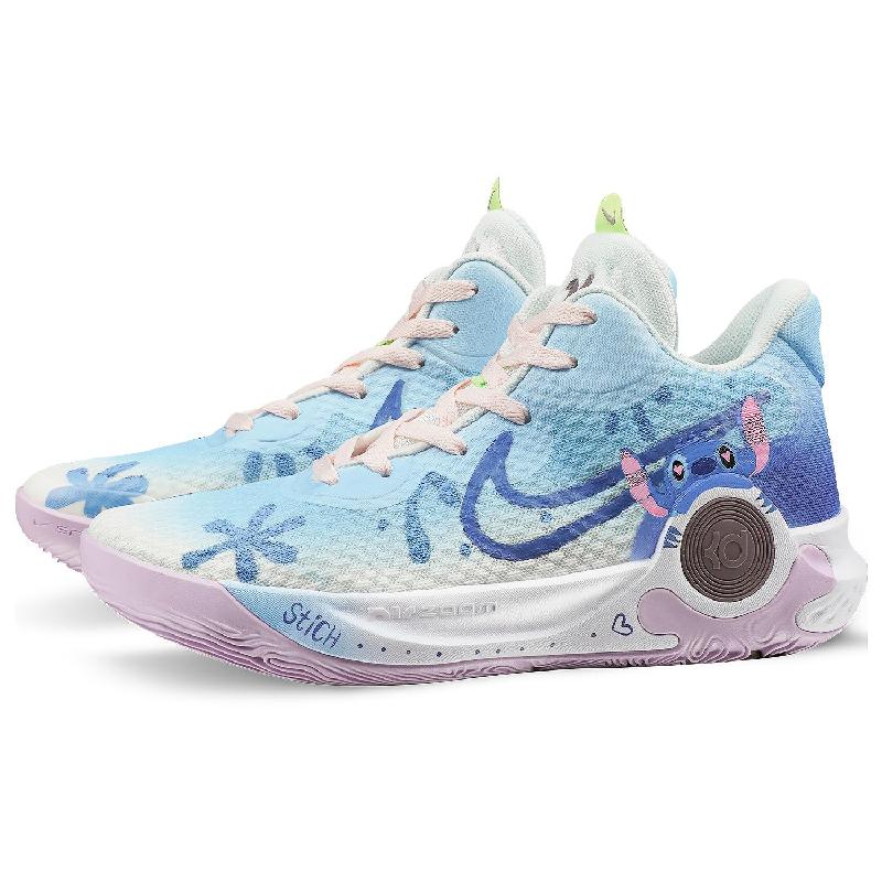 [Custom Stitch]  KD Trey 5 IX Vintage Basketball Shoes Unisex Mid-top White