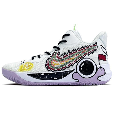 [Custom Moon Reverie]  KD Trey 5 IX Vintage Basketball Shoes Unisex Mid-top Black/red/purple