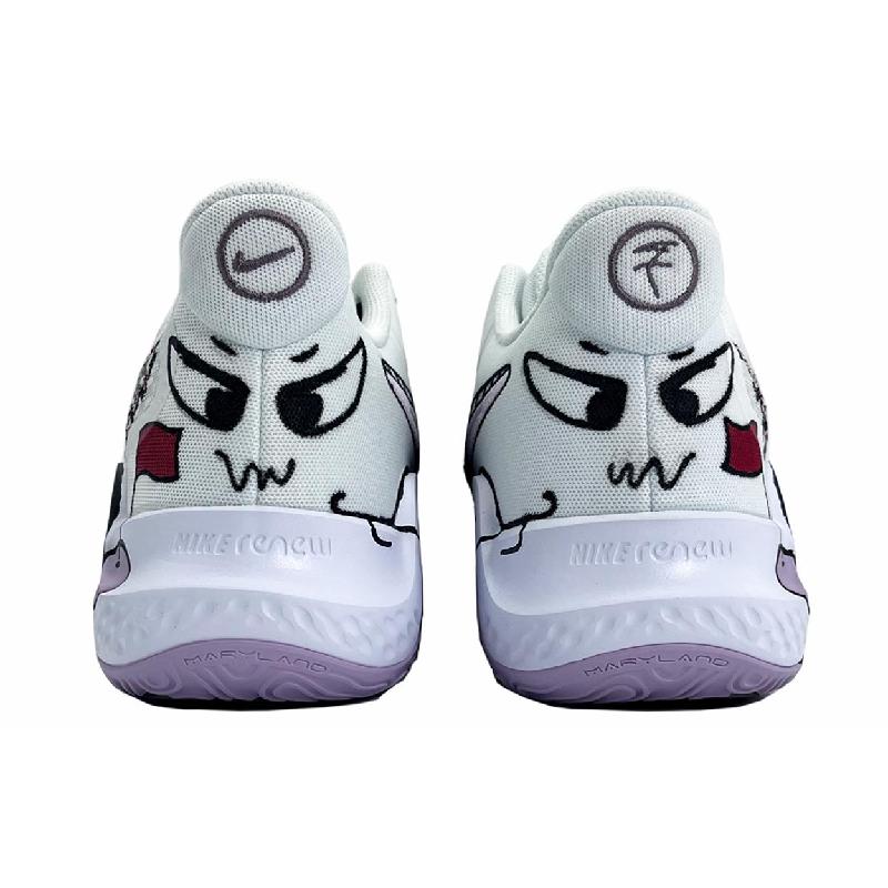 [Custom Moon Reverie]  KD Trey 5 IX Vintage Basketball Shoes Unisex Mid-top Black/red/purple