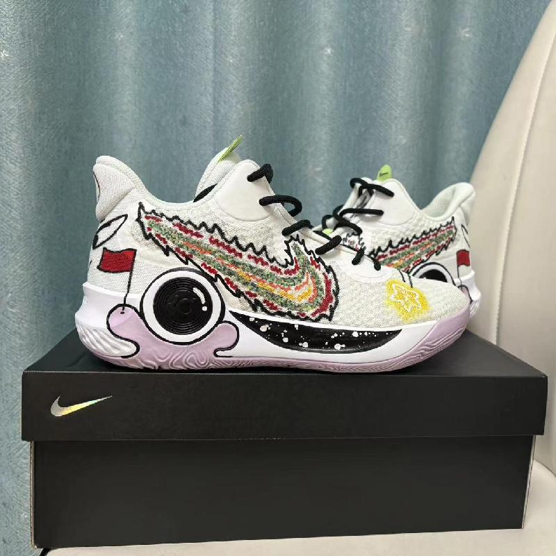 [Custom Moon Reverie]  KD Trey 5 IX Vintage Basketball Shoes Unisex Mid-top Black/red/purple