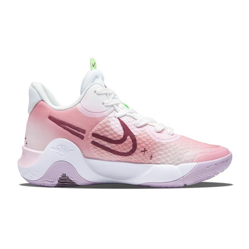 [Custom Shining Star]  KD Trey 5 IX Vintage Basketball Shoes Unisex Mid-top Pink/white