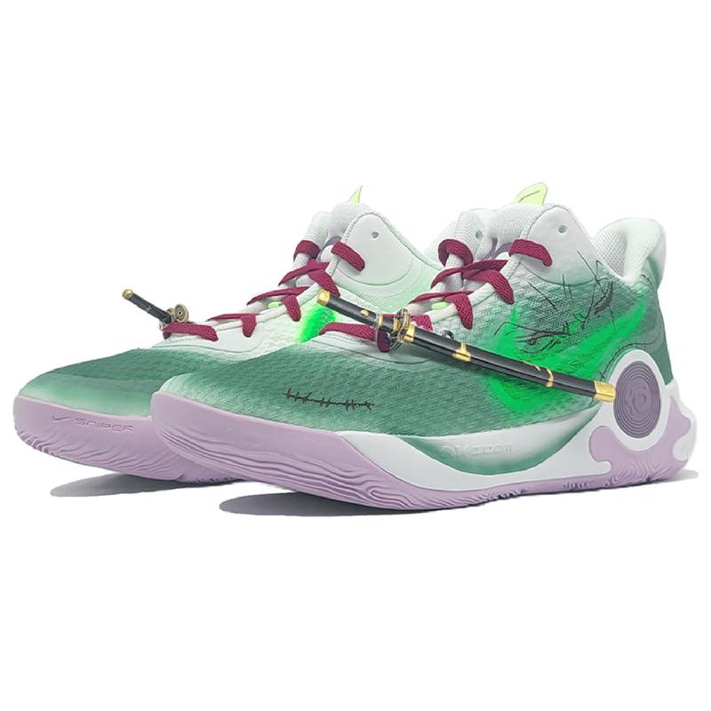 [Custom Swordsman Suo Da]  KD Trey 5 IX Vintage Basketball Shoes Unisex Mid-top Green/white