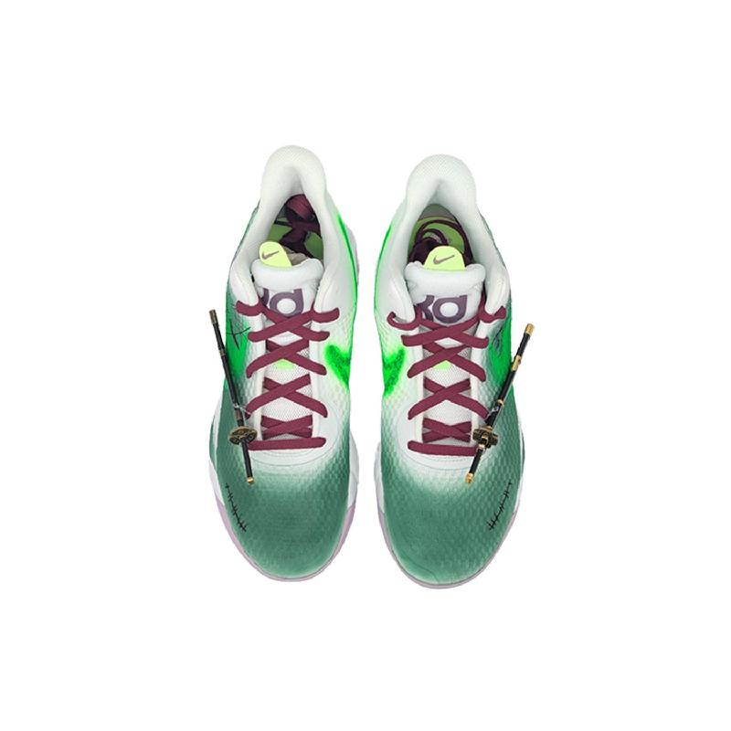 [Custom Swordsman Suo Da]  KD Trey 5 IX Vintage Basketball Shoes Unisex Mid-top Green/white