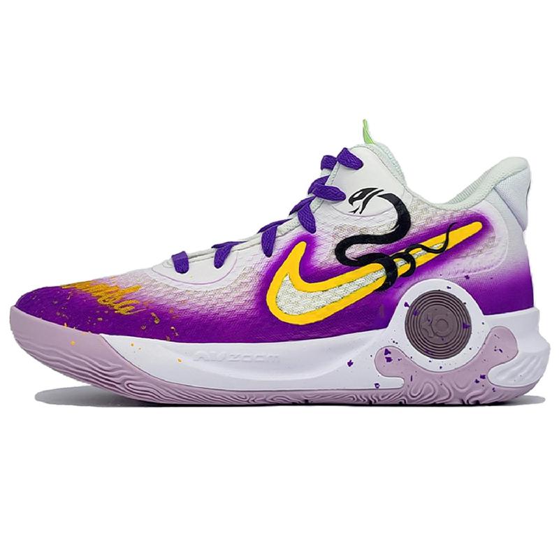 [Custom Black Mamba]  KD Trey 5 IX Vintage Basketball Shoes Unisex Mid-top Purple/Gold