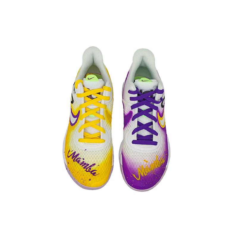 [Custom Black Mamba]  KD Trey 5 IX Vintage Basketball Shoes Unisex Mid-top Purple/Gold