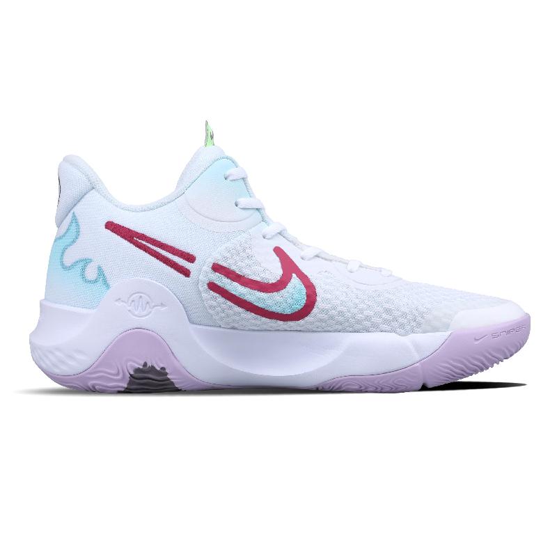 [Custom Love retracing]  KD Trey 5 IX Vintage Basketball Shoes Unisex Mid-top Pink