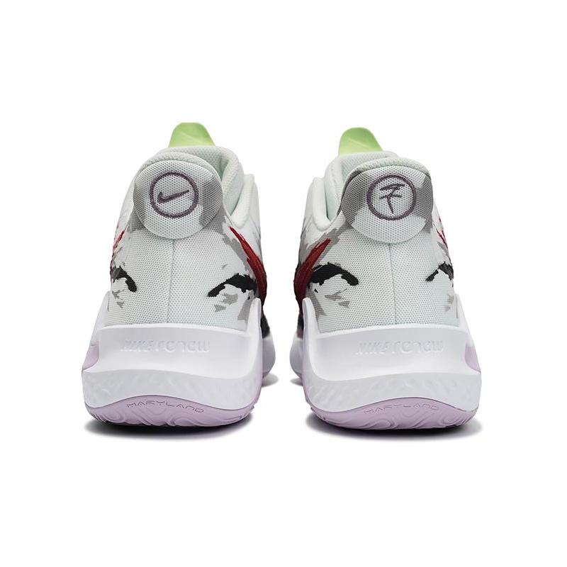 [Custom Men's Grey Shadow Spider L Grey Red]  Trey 5 Vintage Basketball Shoes Men