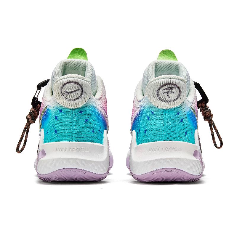 [Custom Air mixing]  KD Trey 5 IX Vintage Basketball Shoes Unisex Mid-top Blue/Purple