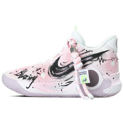 [Custom Pink Oxygen]  KD Trey 5 IX Basketball Shoes Unisex Mid-Top Black/Pink