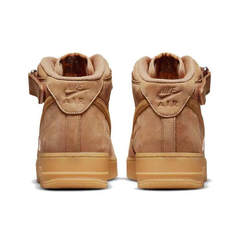 [Custom Winter plum Bear]  Air Force 1 Skateboarding Shoes Unisex