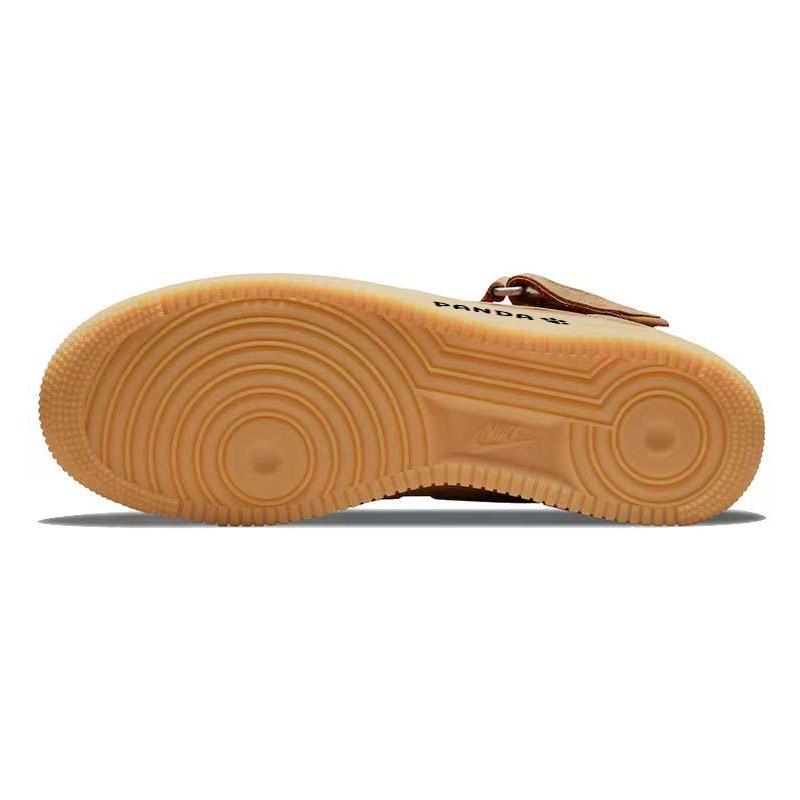 [Custom Winter plum Bear]  Air Force 1 Skateboarding Shoes Unisex