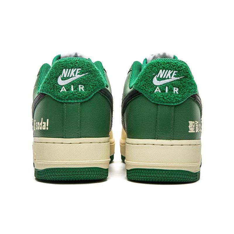 [Custom Men's off-white and green Christmas]  Air Force 1 Skateboarding Shoes Men