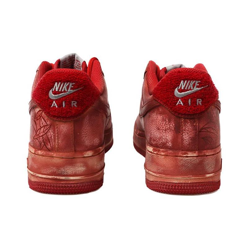 [Custom Men's dyed black tea]  Air Force 1 Skateboarding Shoes Men