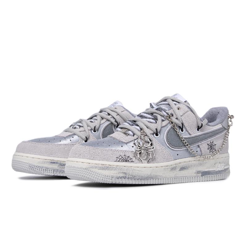 [Custom Female dark spider QD]  Air Force 1 Skateboarding Shoes Women's