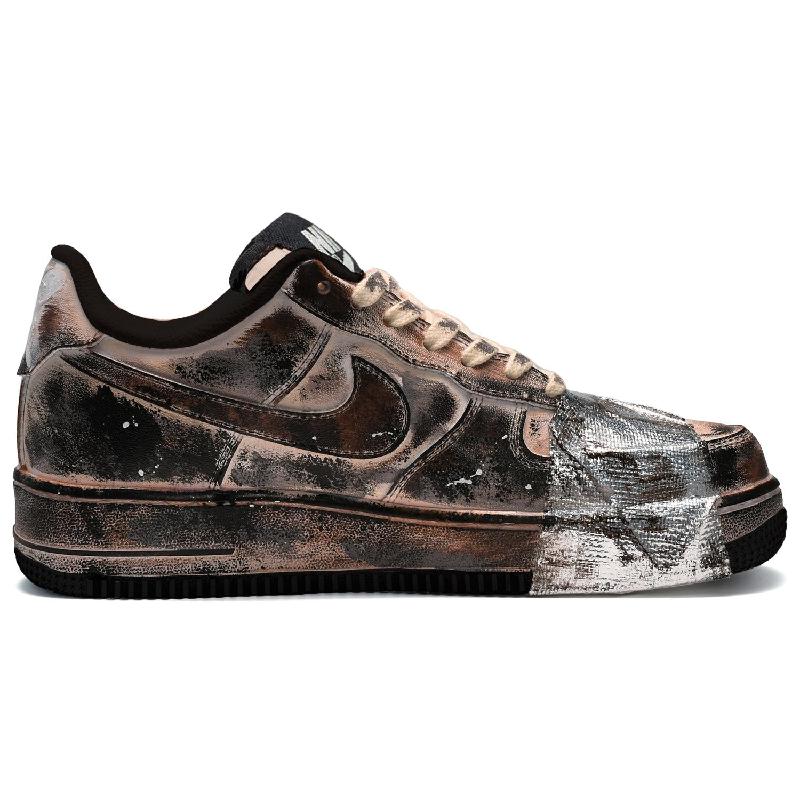 [Custom Unisex Doomsday War God black, white and red]  Air Force 1 Skateboarding Shoes Unisex