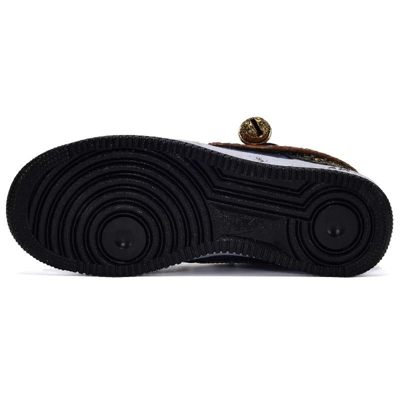 [Custom The return of the Great Sage for both men and women]  Air Force 1 Skateboard Shoes Unisex Low-Top Black/White Red