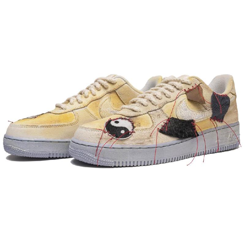 [Custom Doomsday Dune]  Air Force 1 Skateboarding Shoes Men Low-top Black