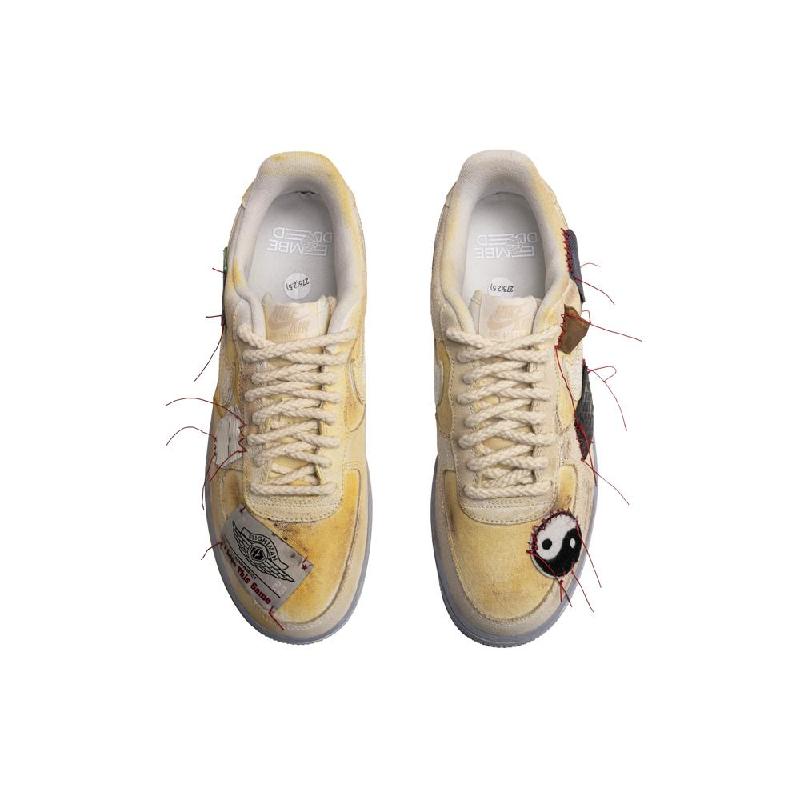 [Custom Doomsday Dune]  Air Force 1 Skateboarding Shoes Men Low-top Black