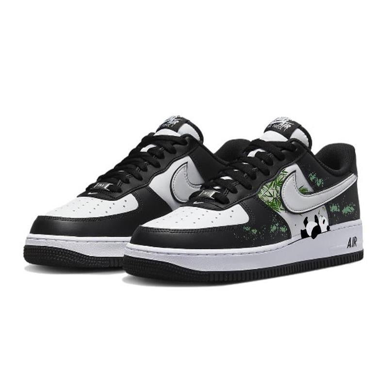 [Custom Leisurely giant panda]  Air Force 1 Skateboarding Shoes Unisex