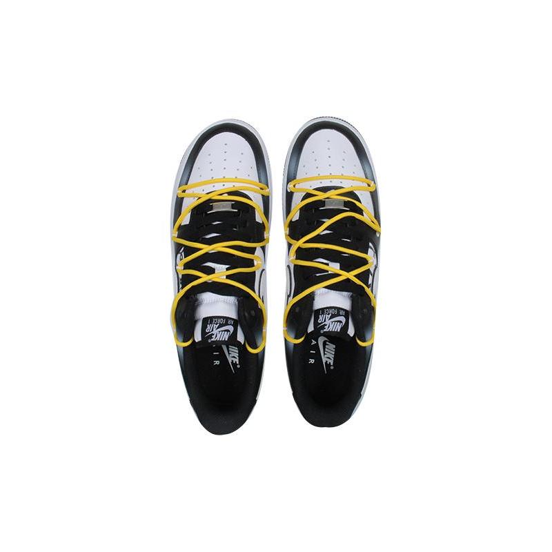 [Custom Love Daisy]  Air Force 1 Skateboarding Shoes Men Low-top White/black