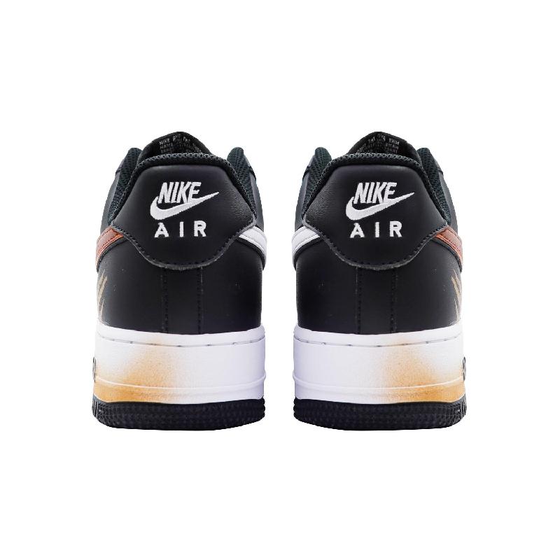 [Custom Leopard]  Air Force 1 Skateboarding Shoes Men Low-top Brown/black/yellow