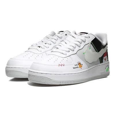 [Custom Christmas Snow Country QD] Male  Air Force 1 Low Skate shoes