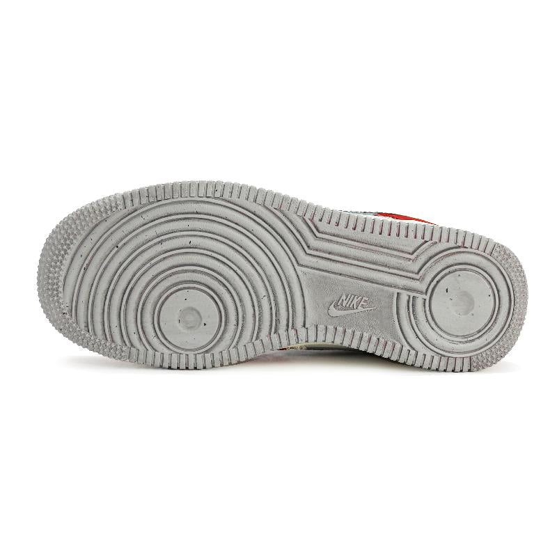 [Custom Snake dance for the Spring Festival]  Air Force 1 Skateboard Shoes Unisex Low-Top Black/Red/White