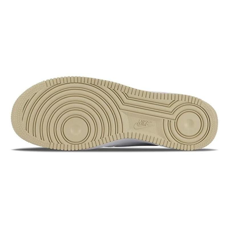 [Custom Composition style]  Air Force 1 Skateboarding Shoes Unisex Low-top Beige Yellow