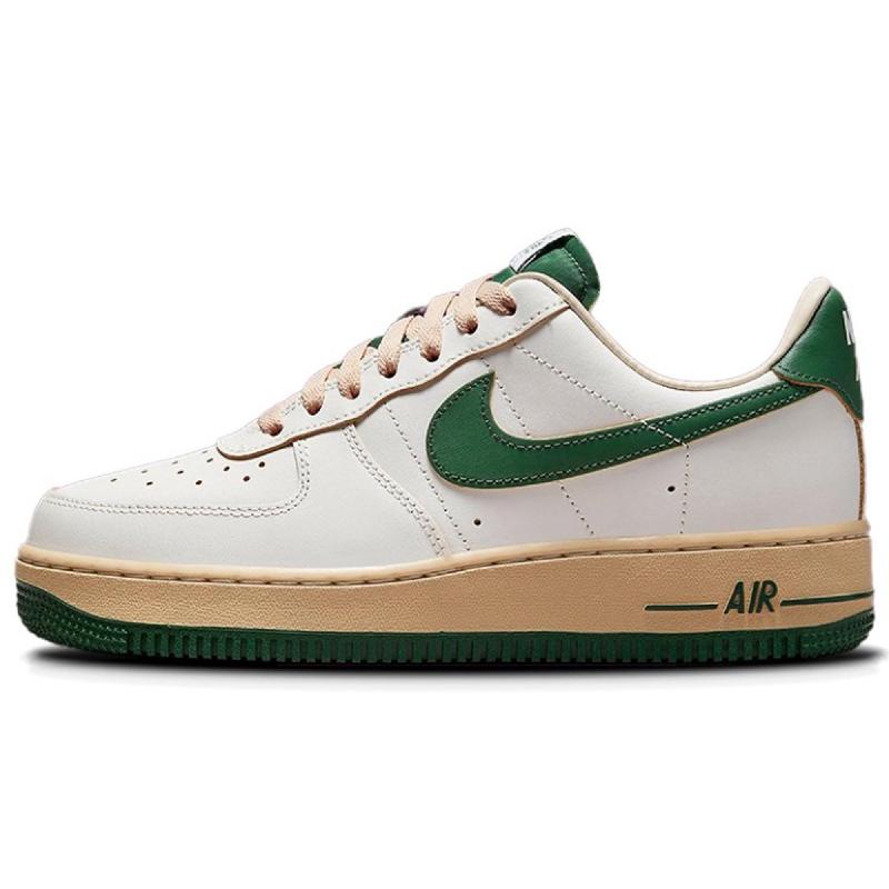 [Custom Cartoon Christmas]  Air Force 1 Skateboard Shoes Women's Low-Top Green
