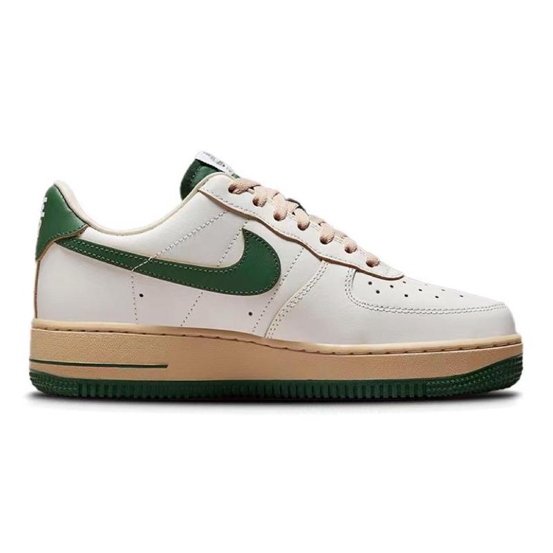[Custom Mozhu Panda]  Air Force 1 Skateboard Shoes Women's Low-Top Green