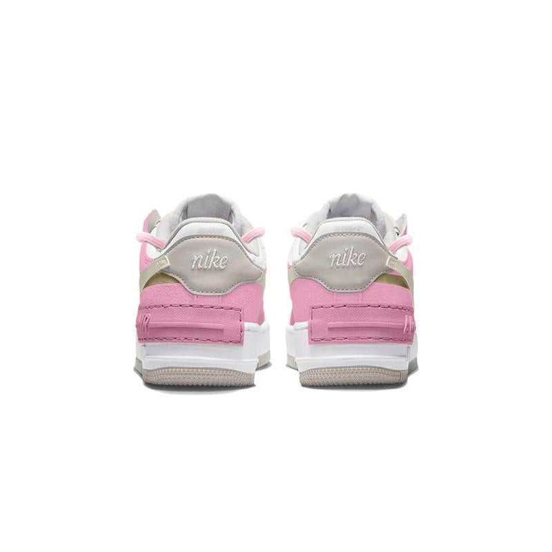 [Custom Sakura Pudding]  Air Force 1 Skateboarding Shoes Women's Low-top Beige