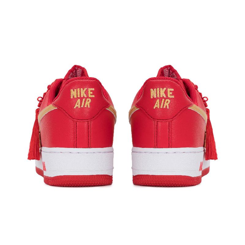 [Custom Koi carp are in full bloom]  Air Force 1 Skateboarding Shoes Unisex Low-top Red