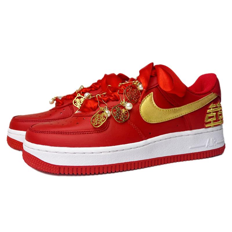 [Custom AF1 Yan 'er has just got married]  Air Force 1 Skateboarding Shoes Unisex