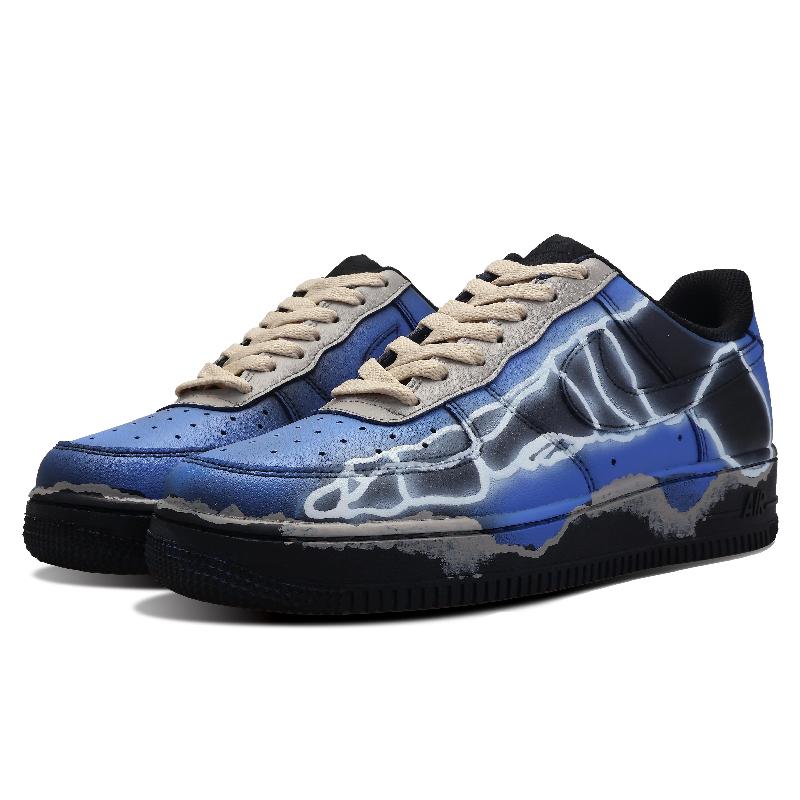 [Custom Male style of frozen soil bone]  Air Force 1 Skateboarding Shoes Men