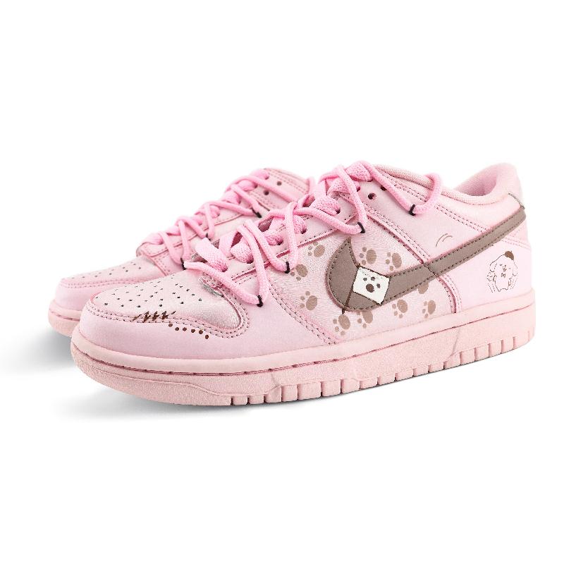[Custom Little Pudding Dog]  Dunk Skateboarding Shoes Women's