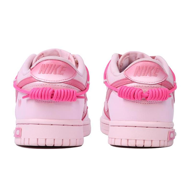 [Custom Female gradient cherry blossom]  Dunk Skateboarding Shoes Women's