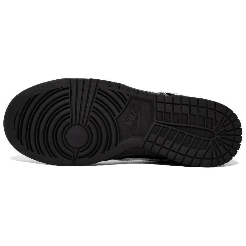 [Custom Dimensional Black Knight S-BOX]  Dunk Skateboarding Shoes Unisex Low-top White