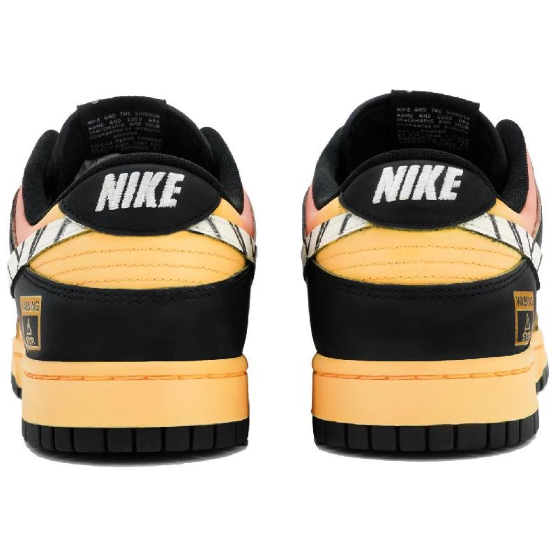 [Custom Penalty area]  Dunk Skateboarding Shoes Unisex Low-top Pink/Black