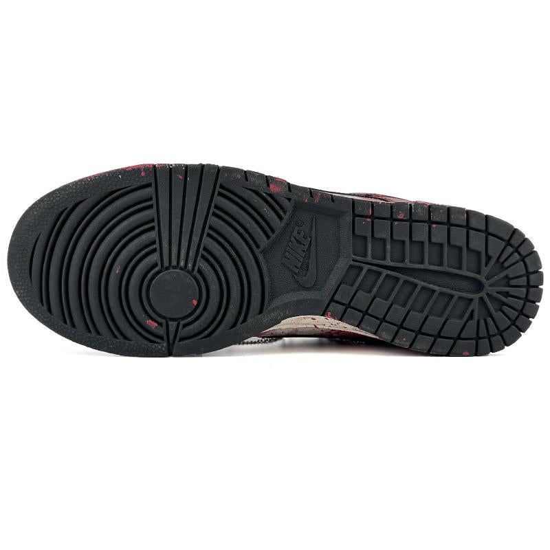 [Custom Crime Scene No. 7]  Dunk Skateboarding Shoes Men Low-top Black