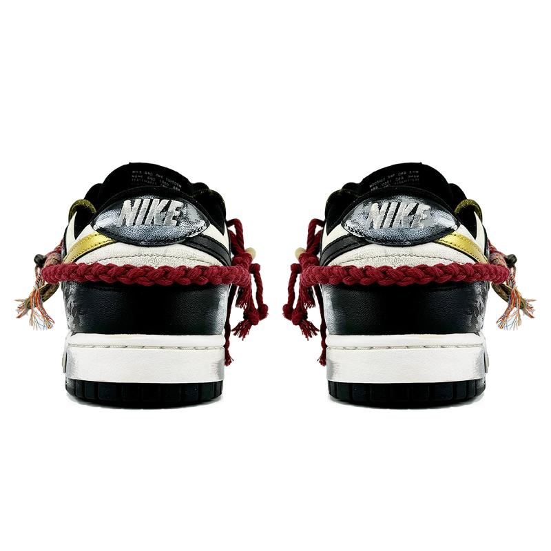 [Custom The Great Sage returns]  Dunk Skateboarding Shoes Unisex Low-top White