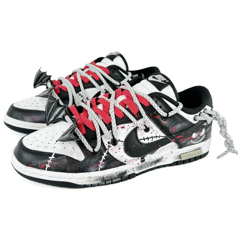 [Custom Devil's Wings]  Dunk Skateboarding Shoes Unisex
