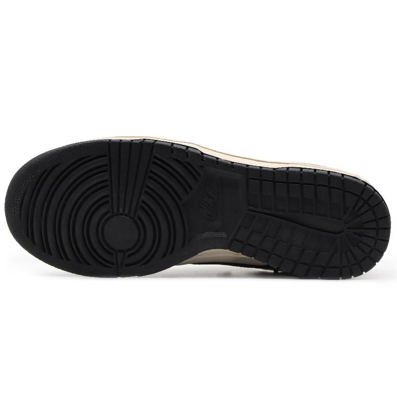 [Custom Male oolong]  Dunk Skateboarding Shoes Unisex Low-top Black/White/Brown