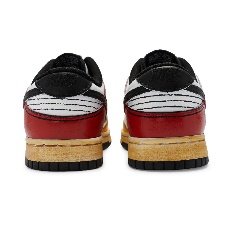 [Custom Men's anti-war alliance]  Dunk Skateboarding Shoes Men Low-top White