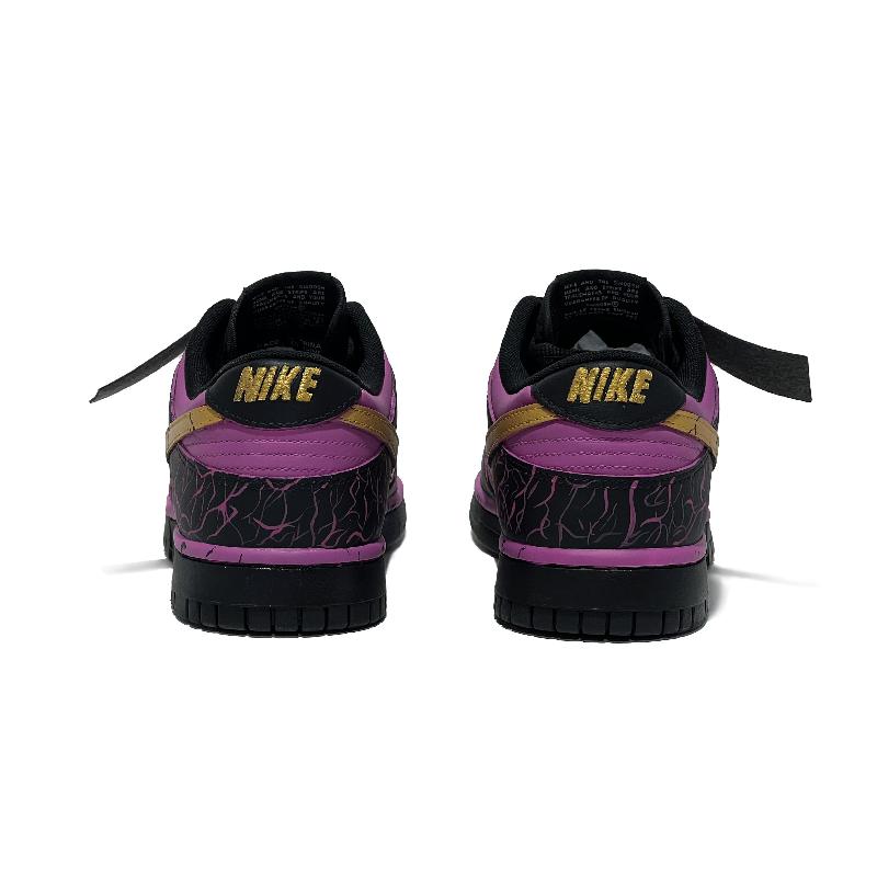 [Custom Men's Alien Invasion black and purple]  Dunk Skateboarding Shoes Unisex