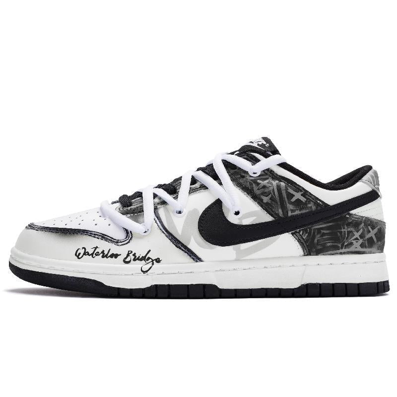 [Custom The male version of "Soul Broken on the Blue Bridge"]  Dunk Skateboarding Shoes Men