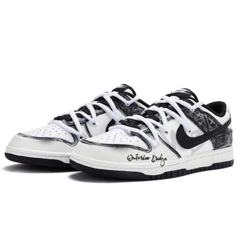 [Custom The male version of "Soul Broken on the Blue Bridge"]  Dunk Skateboarding Shoes Men