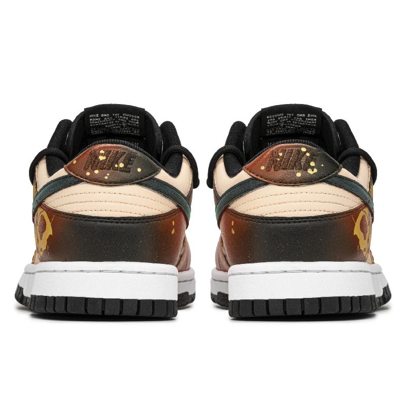 [Custom Ink-wash koi]  Dunk Skateboarding Shoes Men