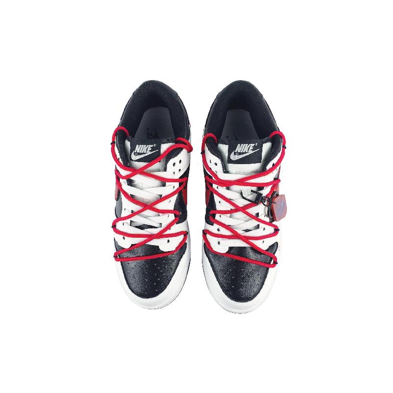 [Custom Men's and women's Racing clubs]  Dunk Skateboarding Shoes Unisex Low-top Black